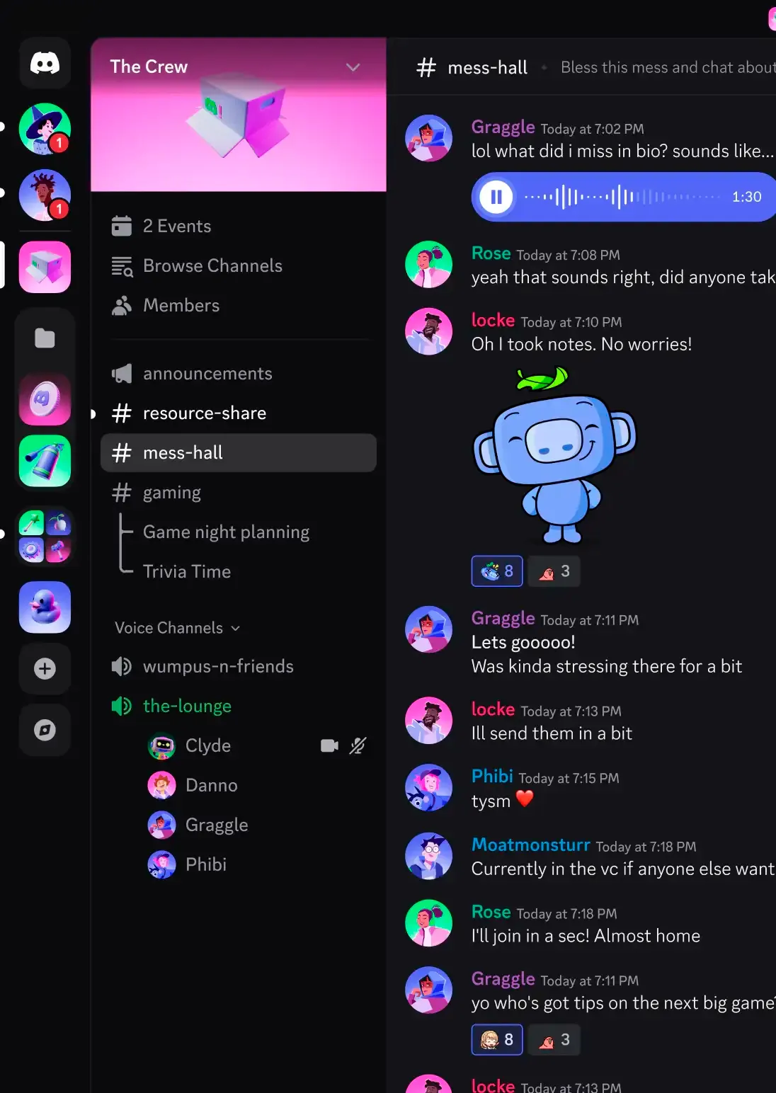 Discord 桌面版界面