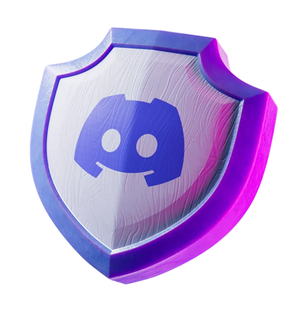 Discord 安全盾牌插画